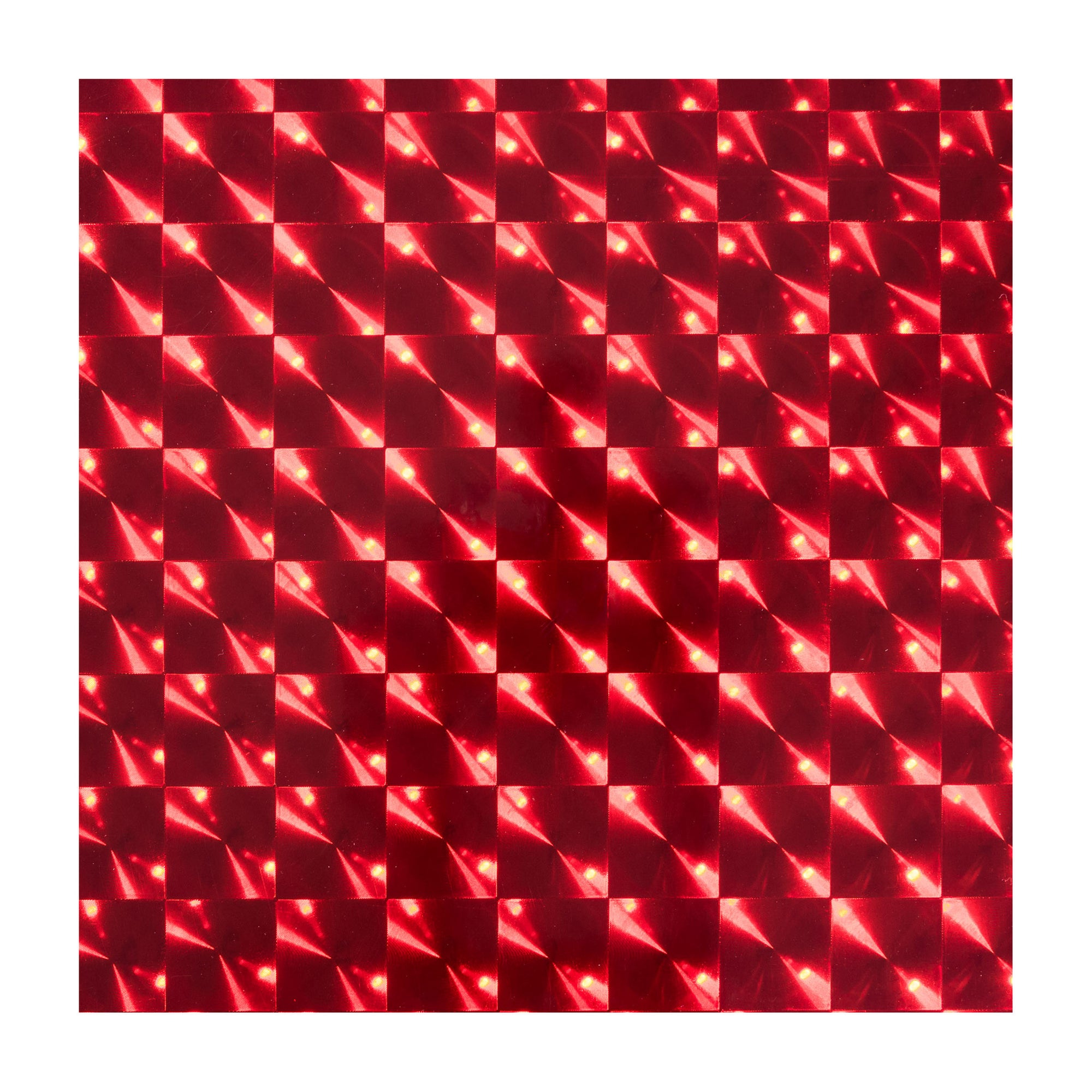 Red Mirror Multi-Lens (25mm) Decorative Film