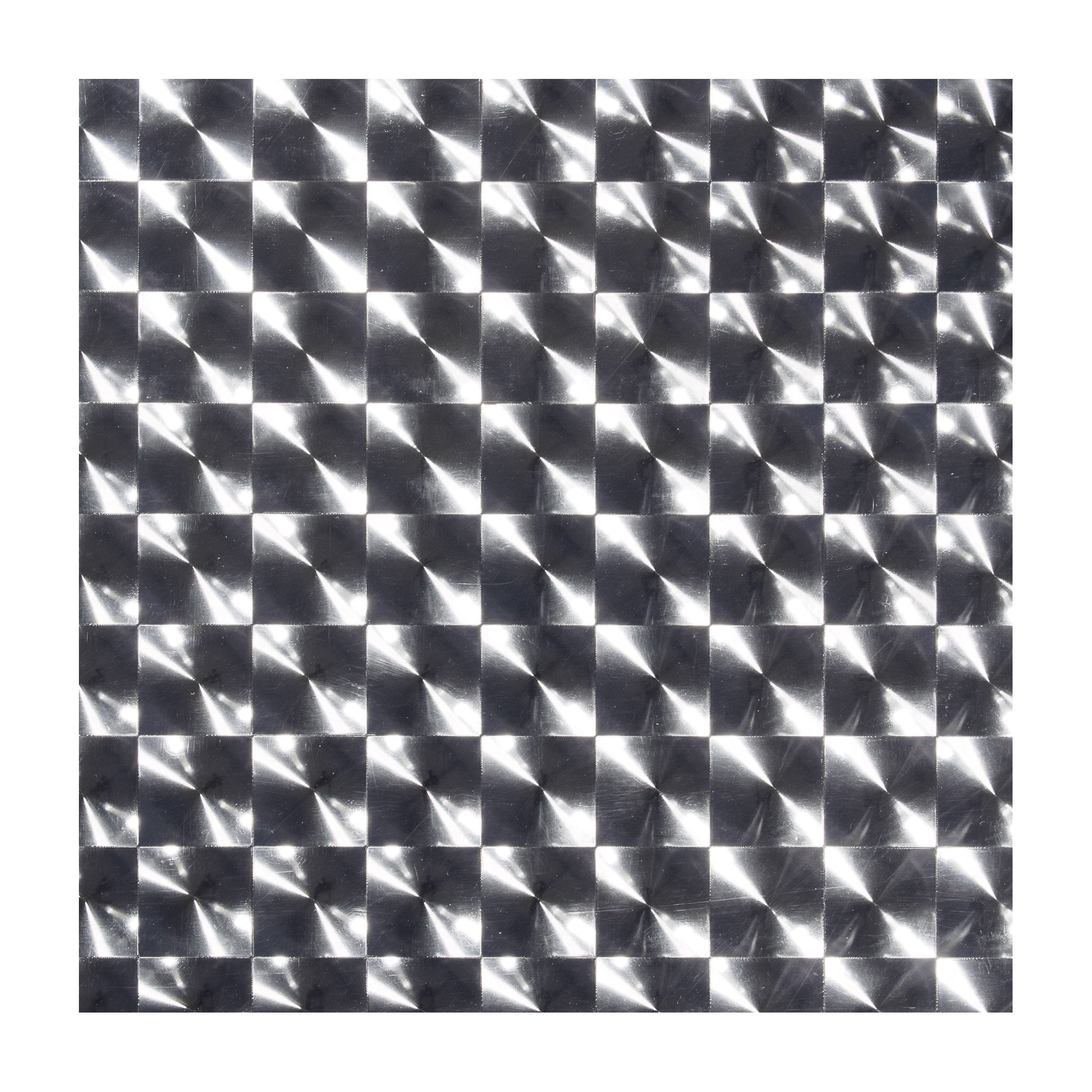 Silver Mirror Multi-Lens (25mm) Decorative Film